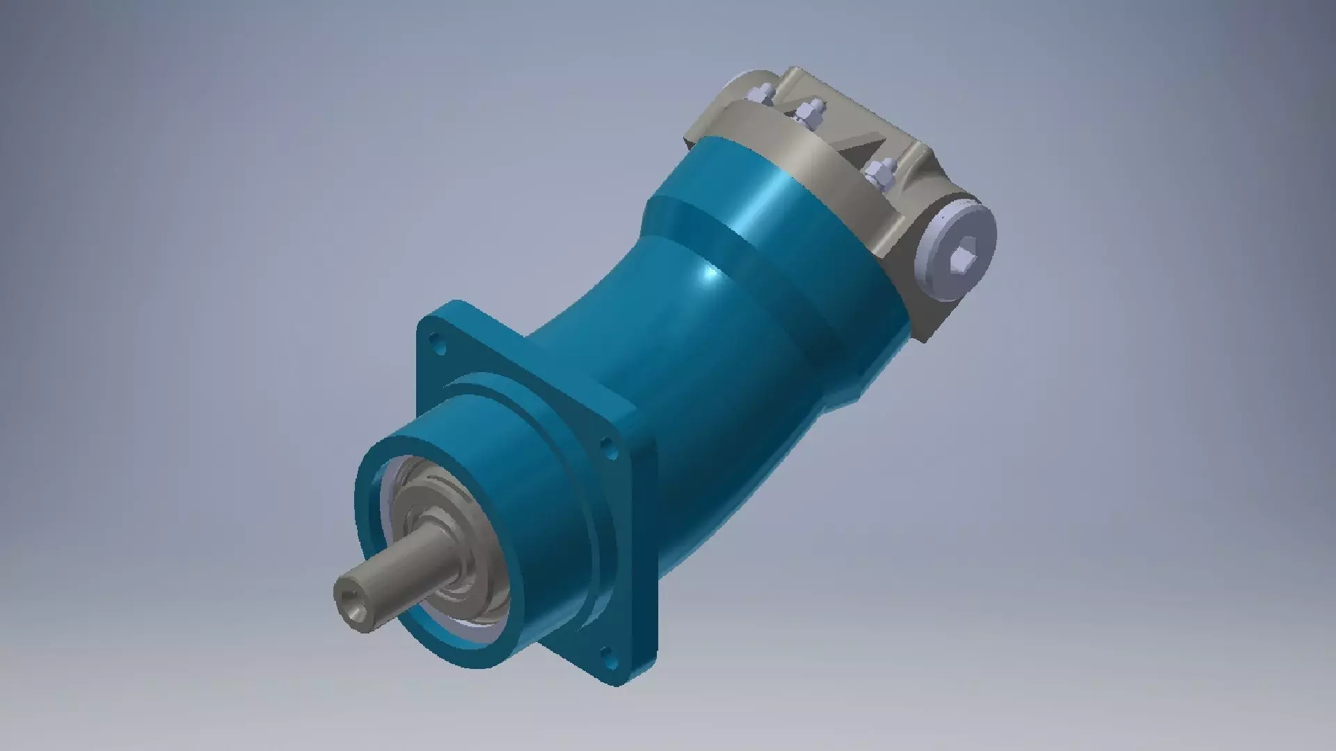 Hydraulic motor type 210 3d model 3D model_0