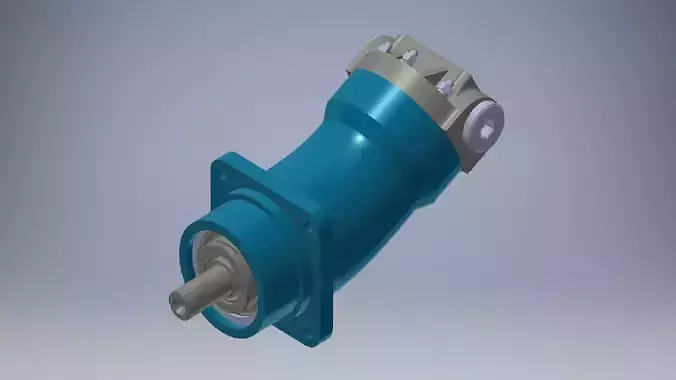 Hydraulic motor type 210 3d model 3D model