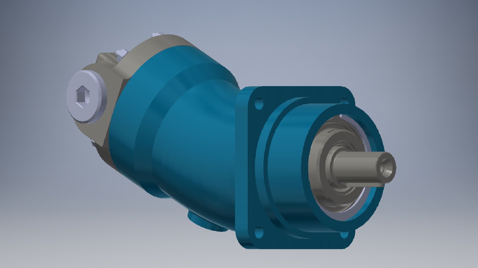 Hydraulic motor type 210 3d model 3D model_4