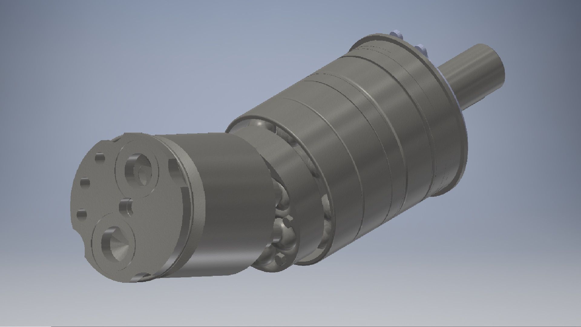 Hydraulic motor type 210 3d model 3D model_7