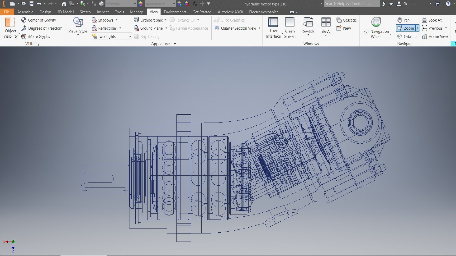 Hydraulic motor type 210 3d model 3D model_15