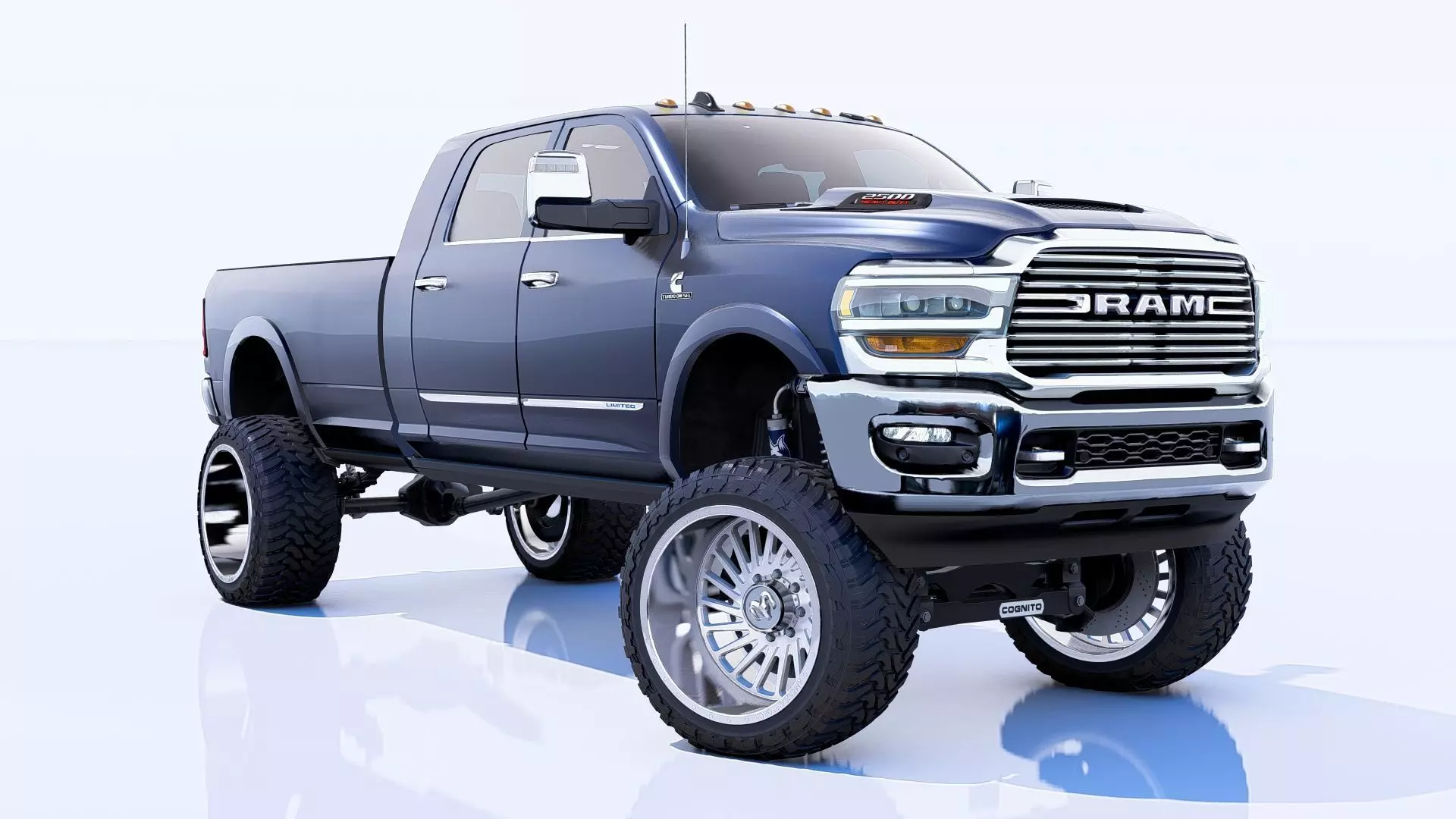 RAM 2500 Limited Mega Cab Lifted 2024 Refresh 3D model_0