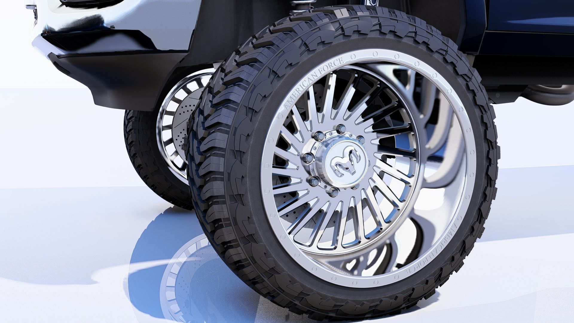 RAM 2500 Limited Mega Cab Lifted 2024 Refresh 3D model_31