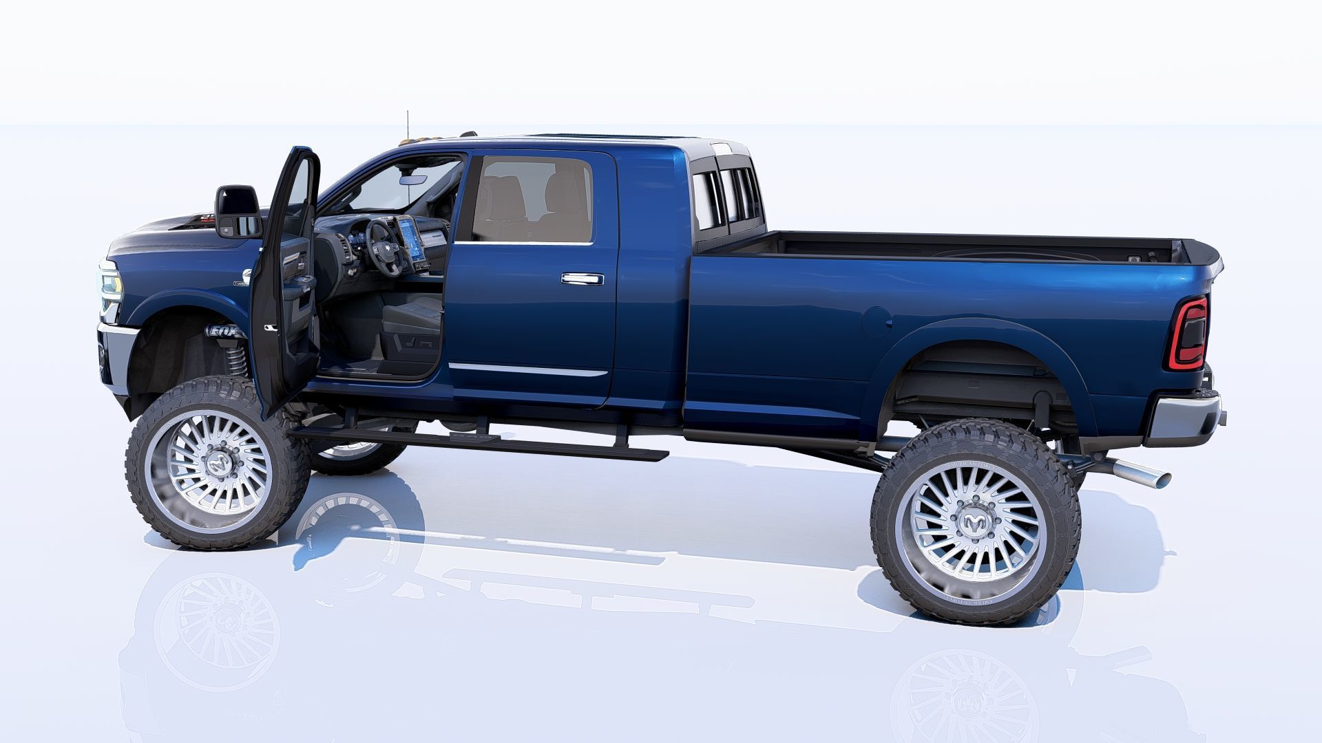 RAM 2500 Limited Mega Cab Lifted 2024 Refresh 3D model_10