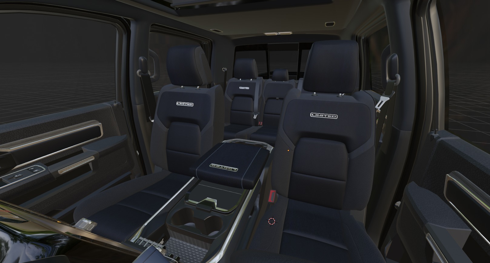 RAM 2500 Limited Mega Cab Lifted 2024 Refresh 3D model_37