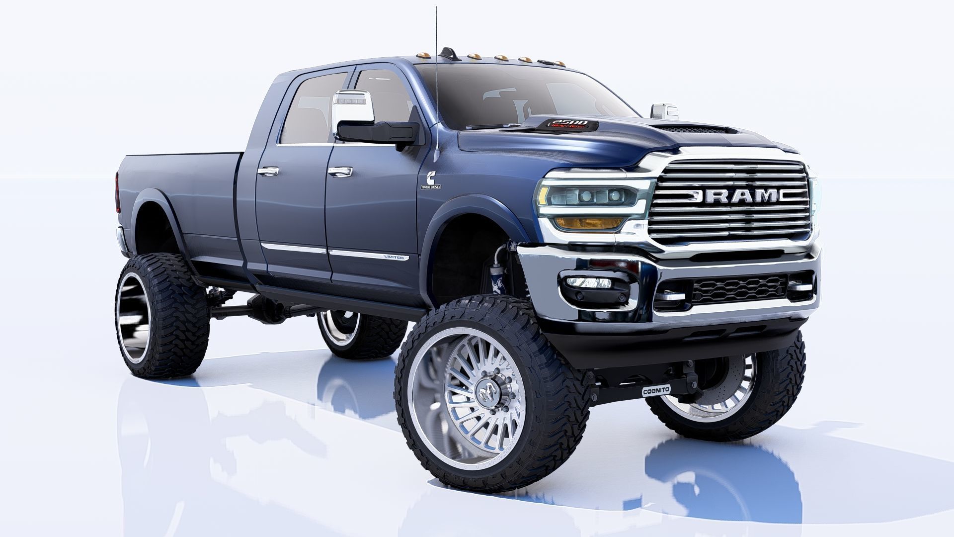RAM 2500 Limited Mega Cab Lifted 2024 Refresh 3D model_15