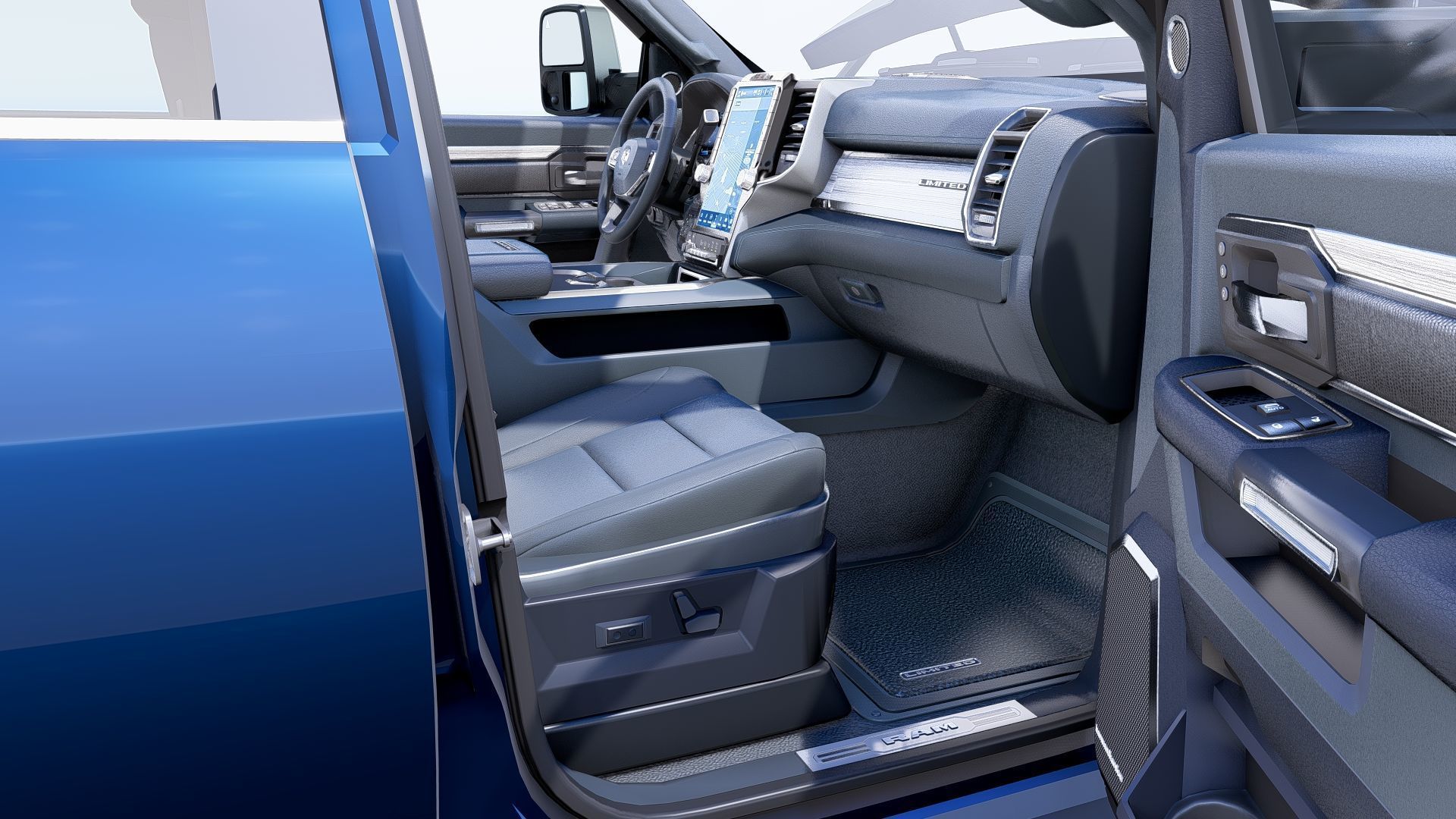 RAM 2500 Limited Mega Cab Lifted 2024 Refresh 3D model_21