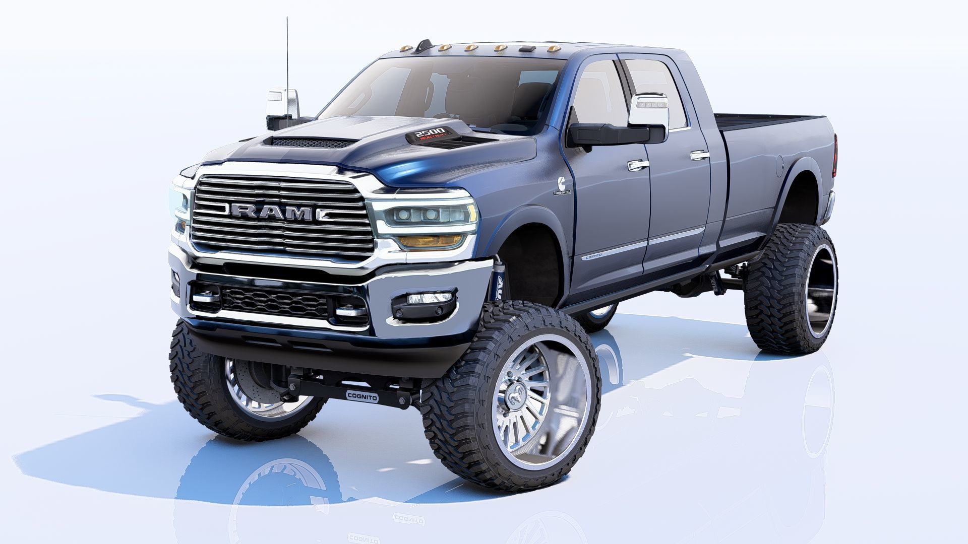 RAM 2500 Limited Mega Cab Lifted 2024 Refresh 3D model_17