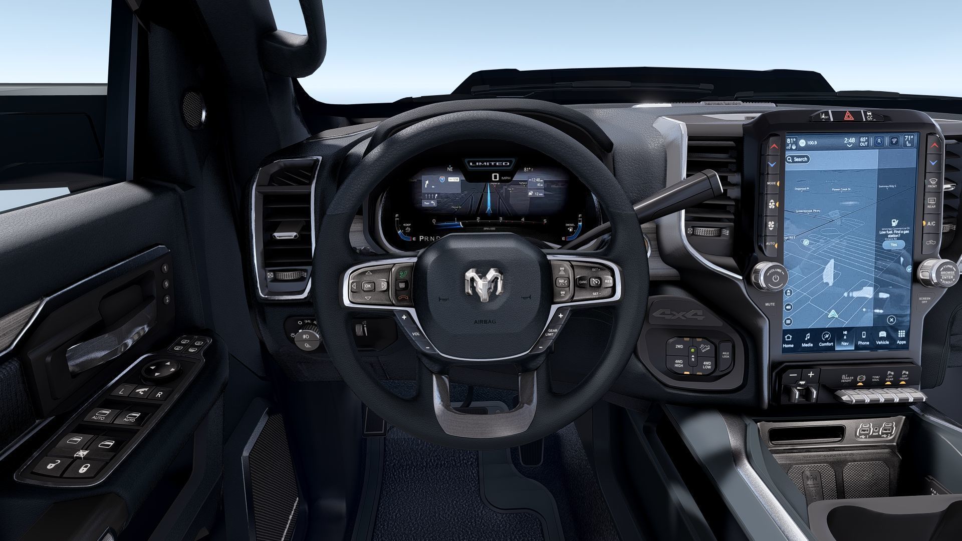 RAM 2500 Limited Mega Cab Lifted 2024 Refresh 3D model_27