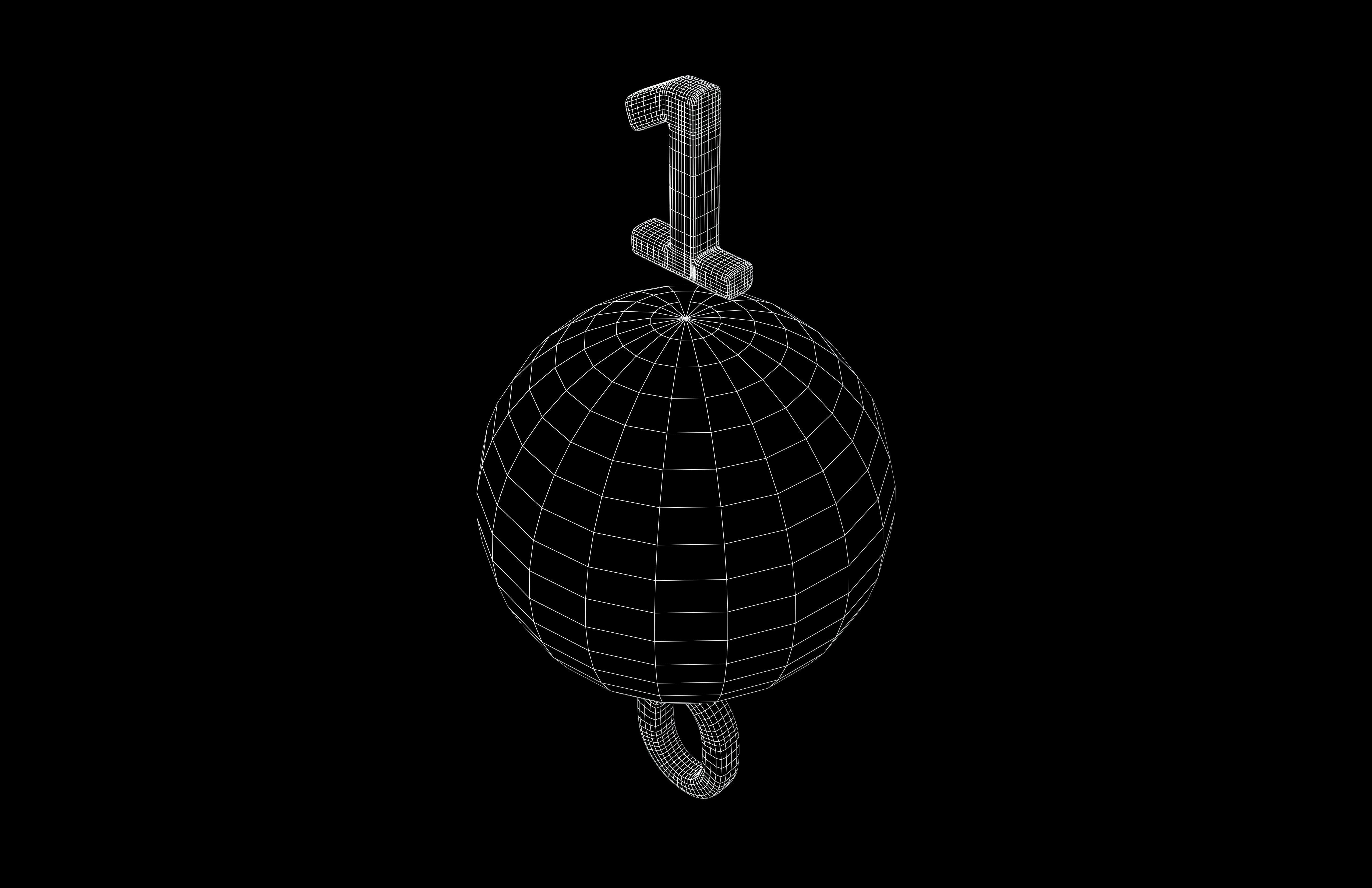 Qubits v1 001 Low-poly 3D model_5