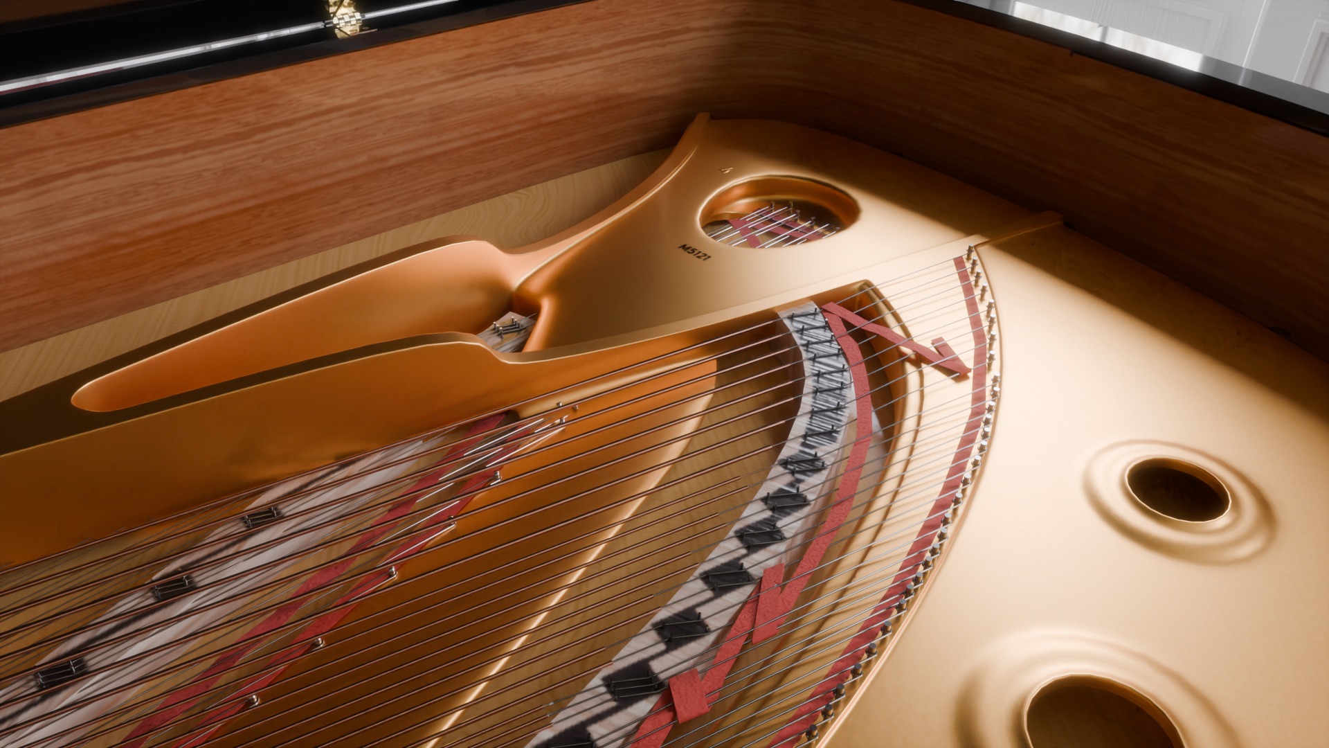 Steinway and Sons D 274 3D model_7