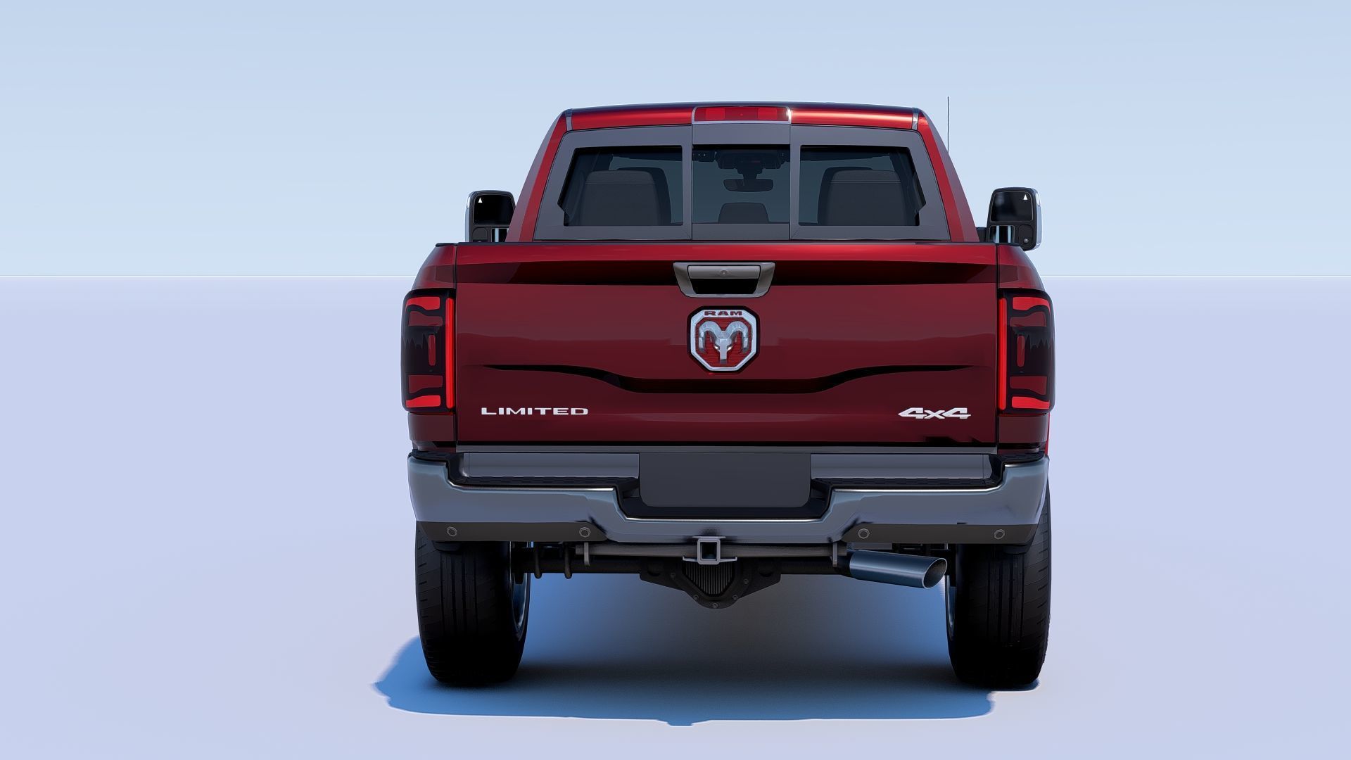 RAM 2500 Limited Mega Cab Stock 2024 Refresh 3D model_9