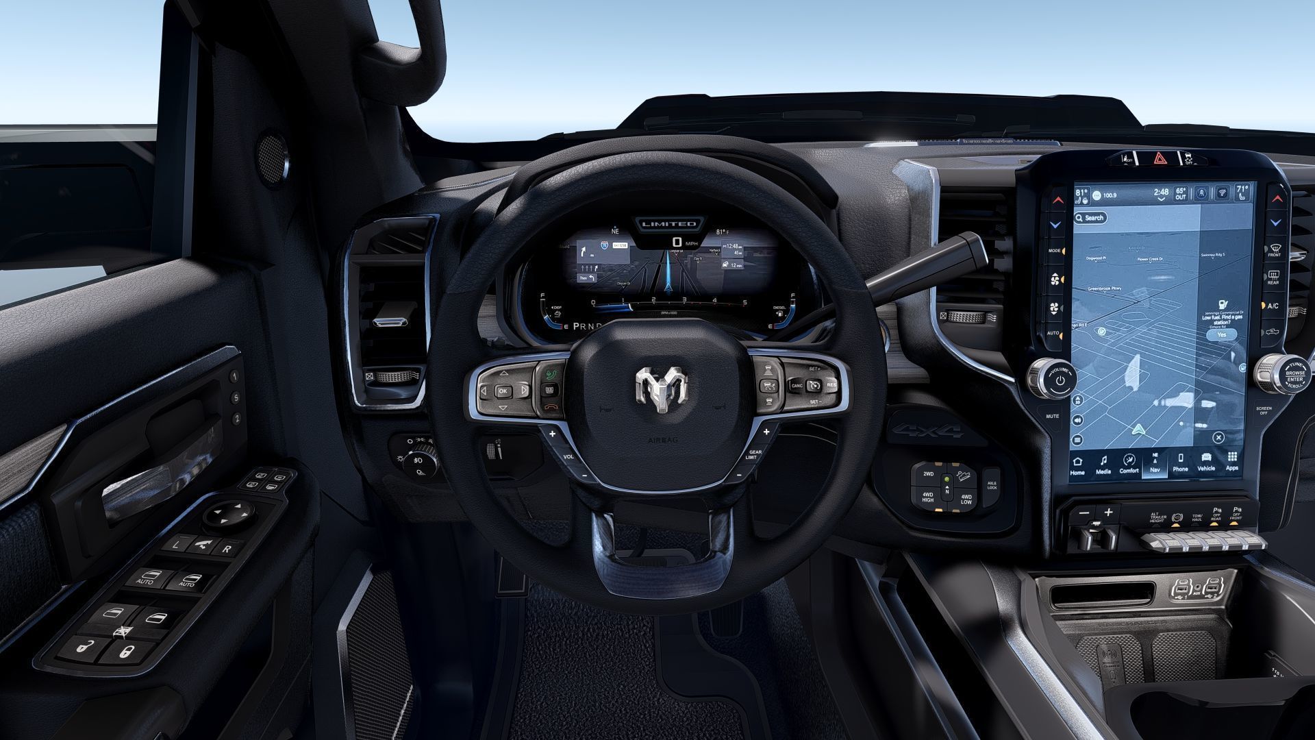 RAM 2500 Limited Mega Cab Stock 2024 Refresh 3D model_26