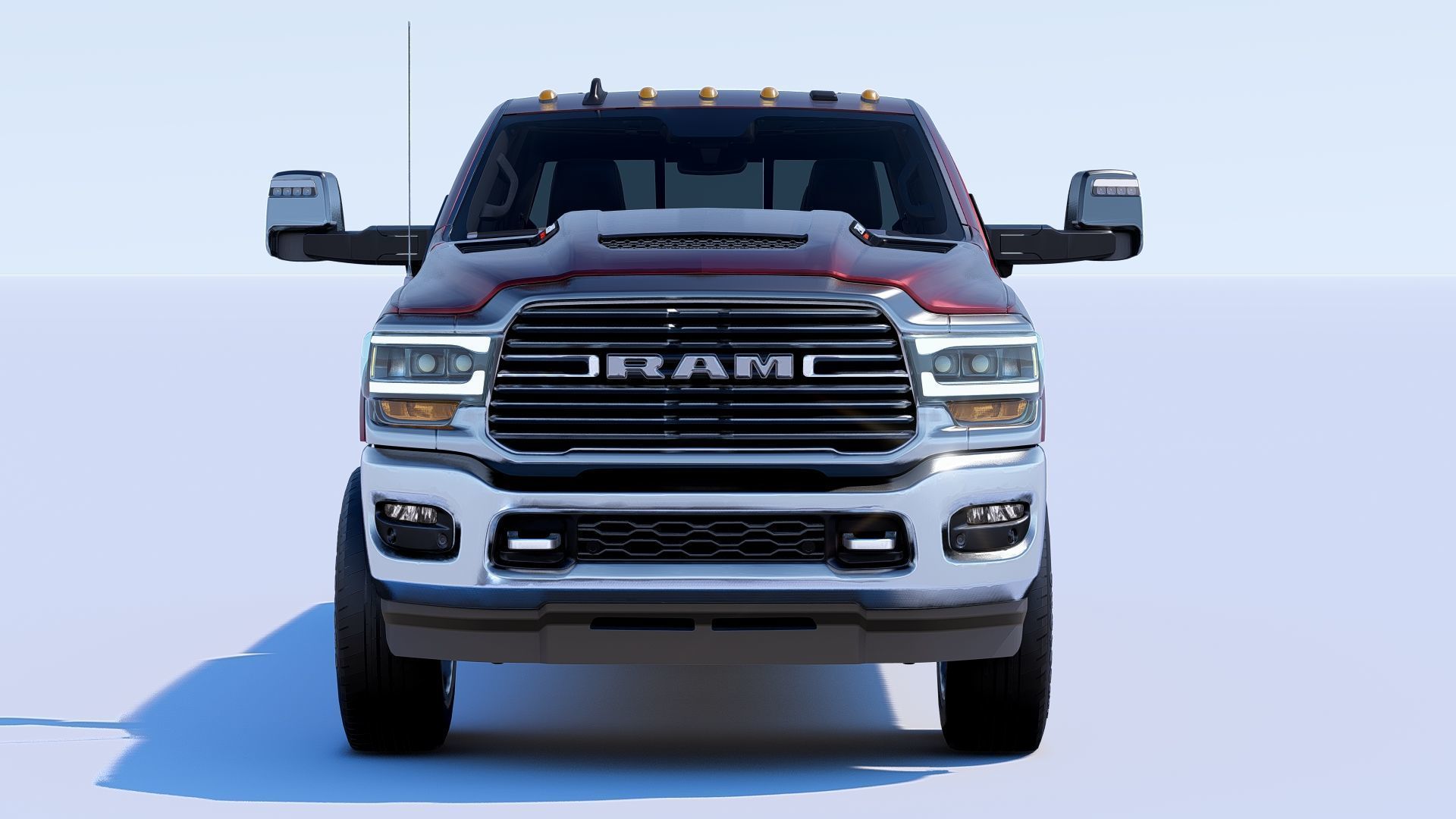 RAM 2500 Limited Mega Cab Stock 2024 Refresh 3D model_8