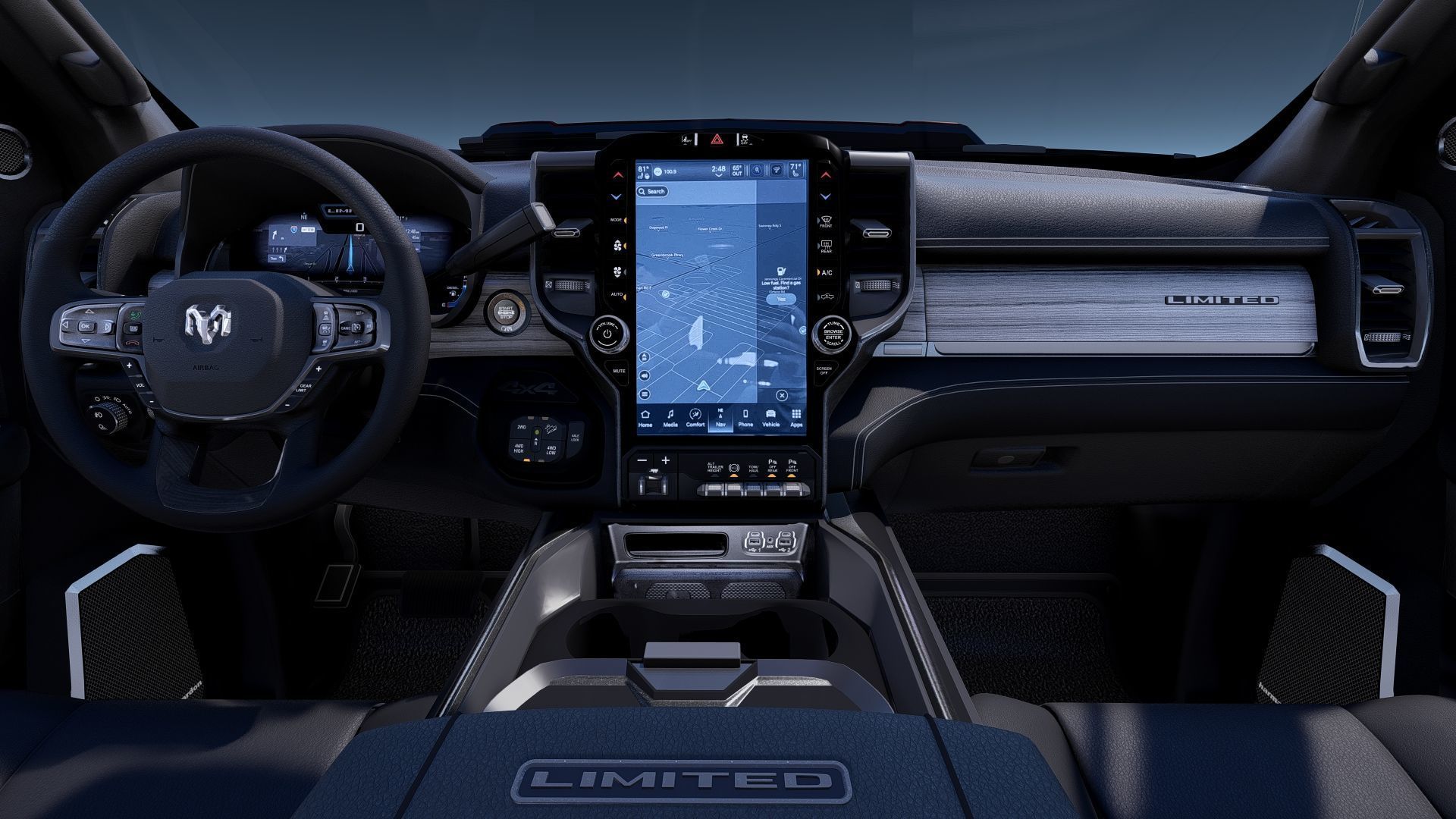 RAM 2500 Limited Mega Cab Stock 2024 Refresh 3D model_24