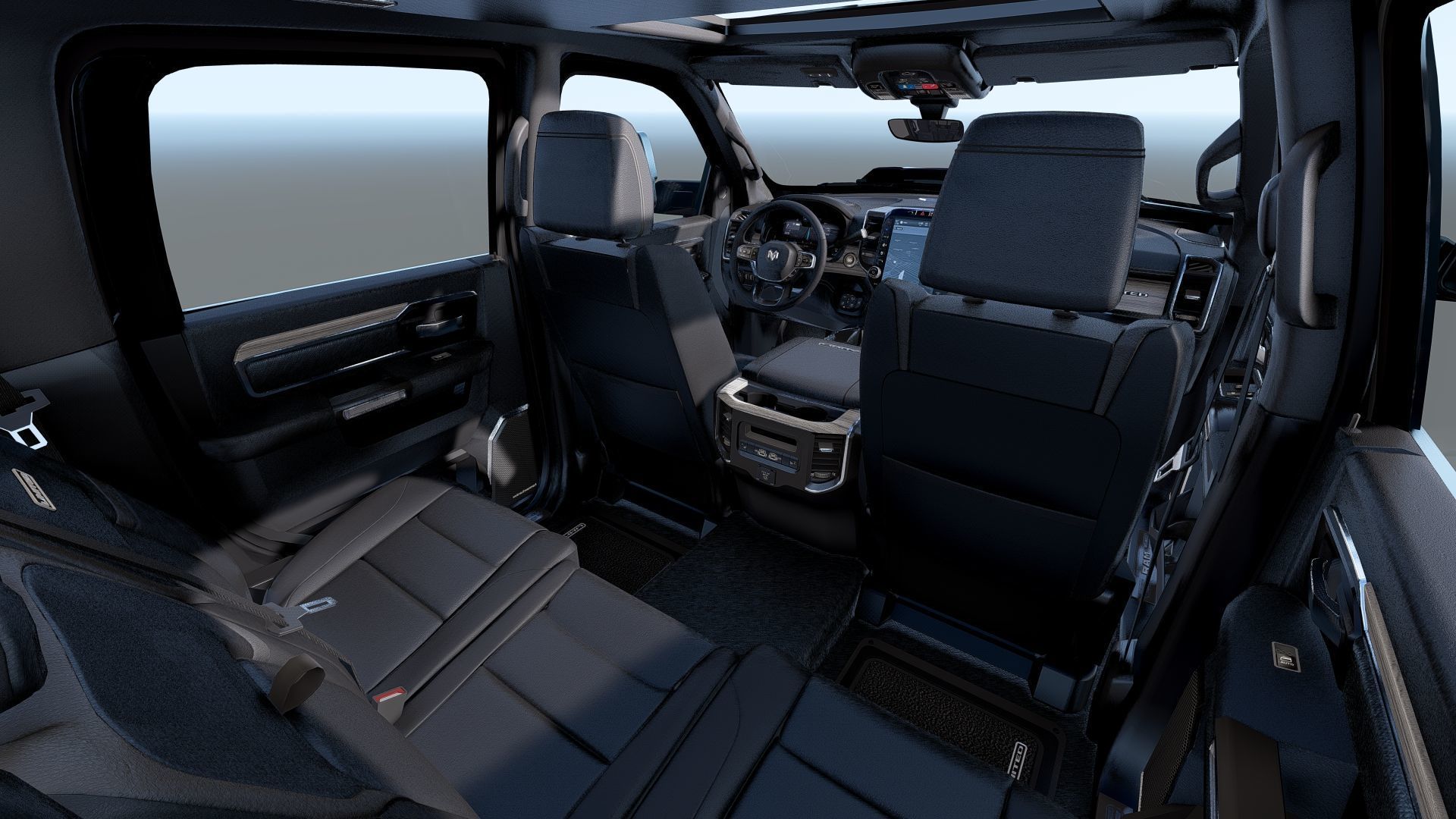 RAM 2500 Limited Mega Cab Stock 2024 Refresh 3D model_32