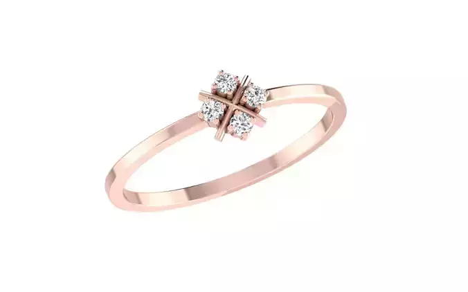 Women Ring Render 3dm STL OBJ FBX Details 3D print model