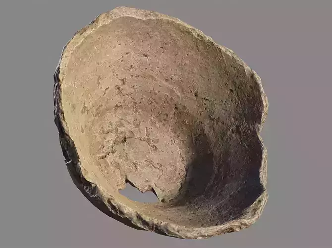 Ancient broken bowl
