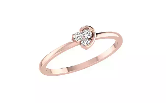 Women Ring Render 3dm STL OBJ FBX Details