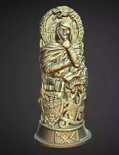 Eita Norse Gods  rocky statue