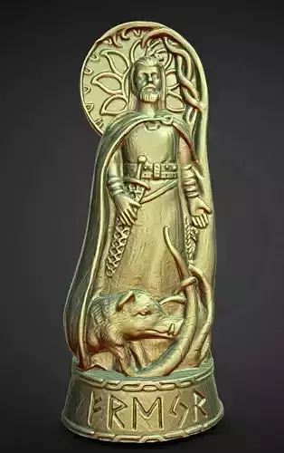 Norse God Forlorn Statue