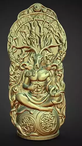 Pan Statue nordic inspired 