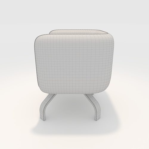 Armchair 25 3D model 6