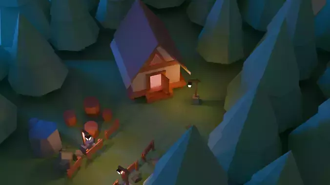 Cosy cottage in the woods