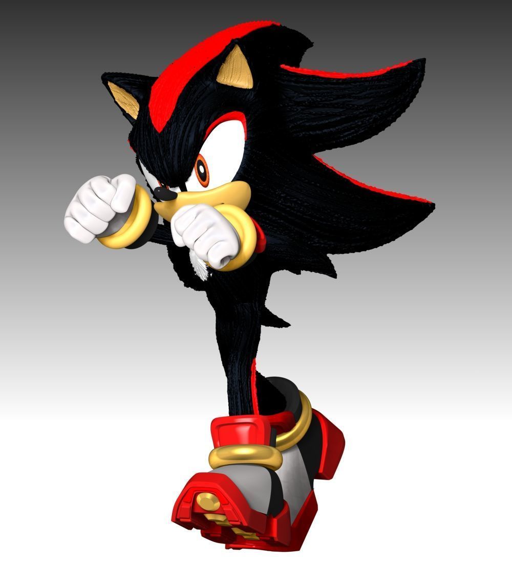 Shadow - Sonic the Hedgehog 3 3D print model_3