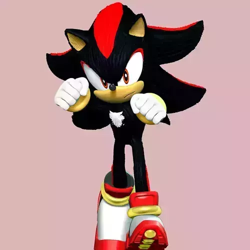 Shadow - Sonic the Hedgehog 3 3D print model