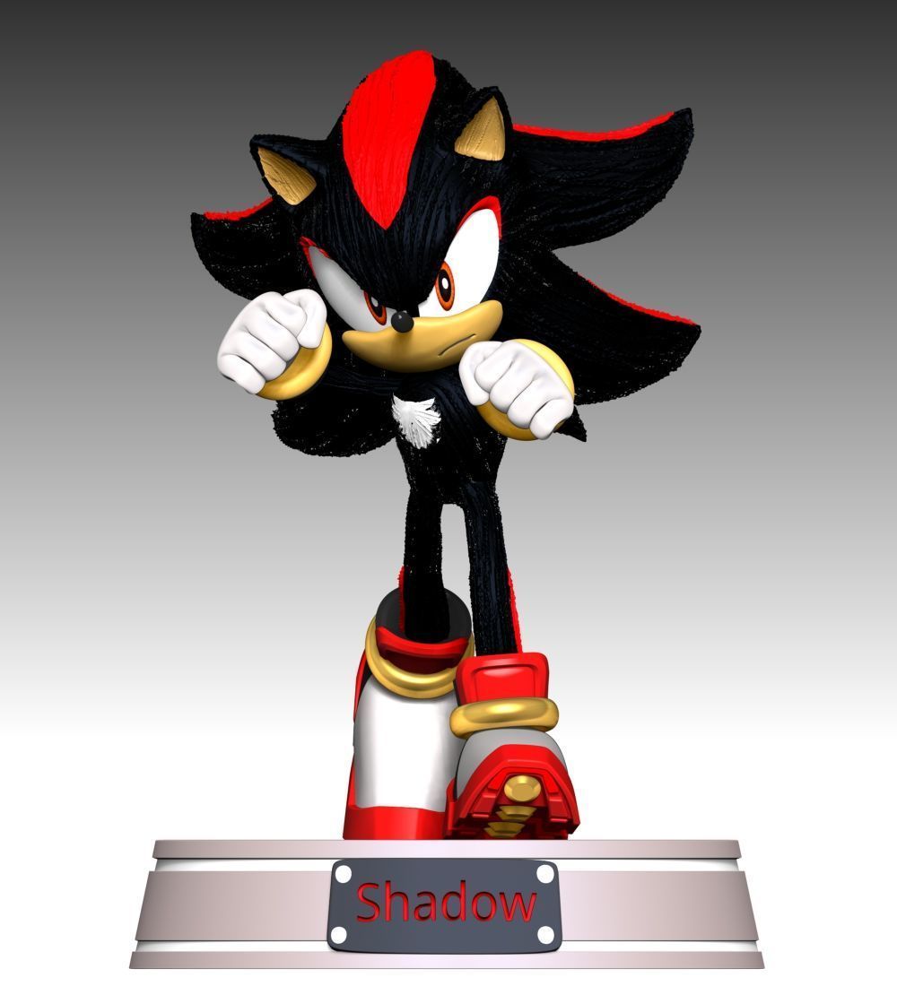 Shadow - Sonic the Hedgehog 3 3D print model_1