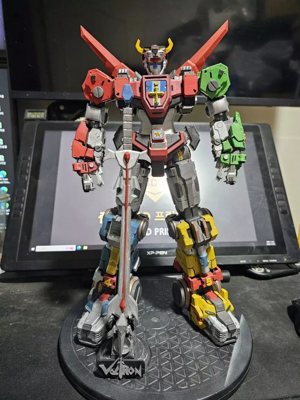 Voltron 3D print model_0