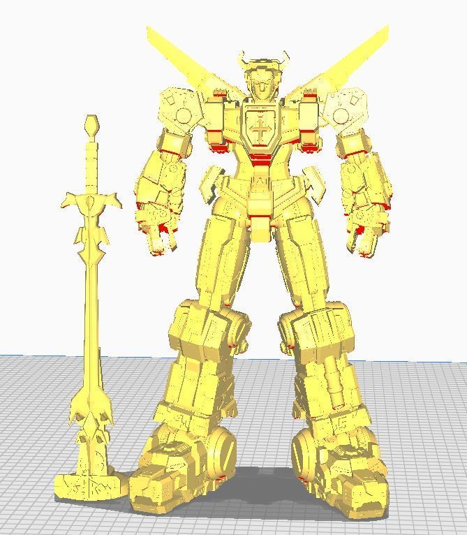Voltron 3D print model_15