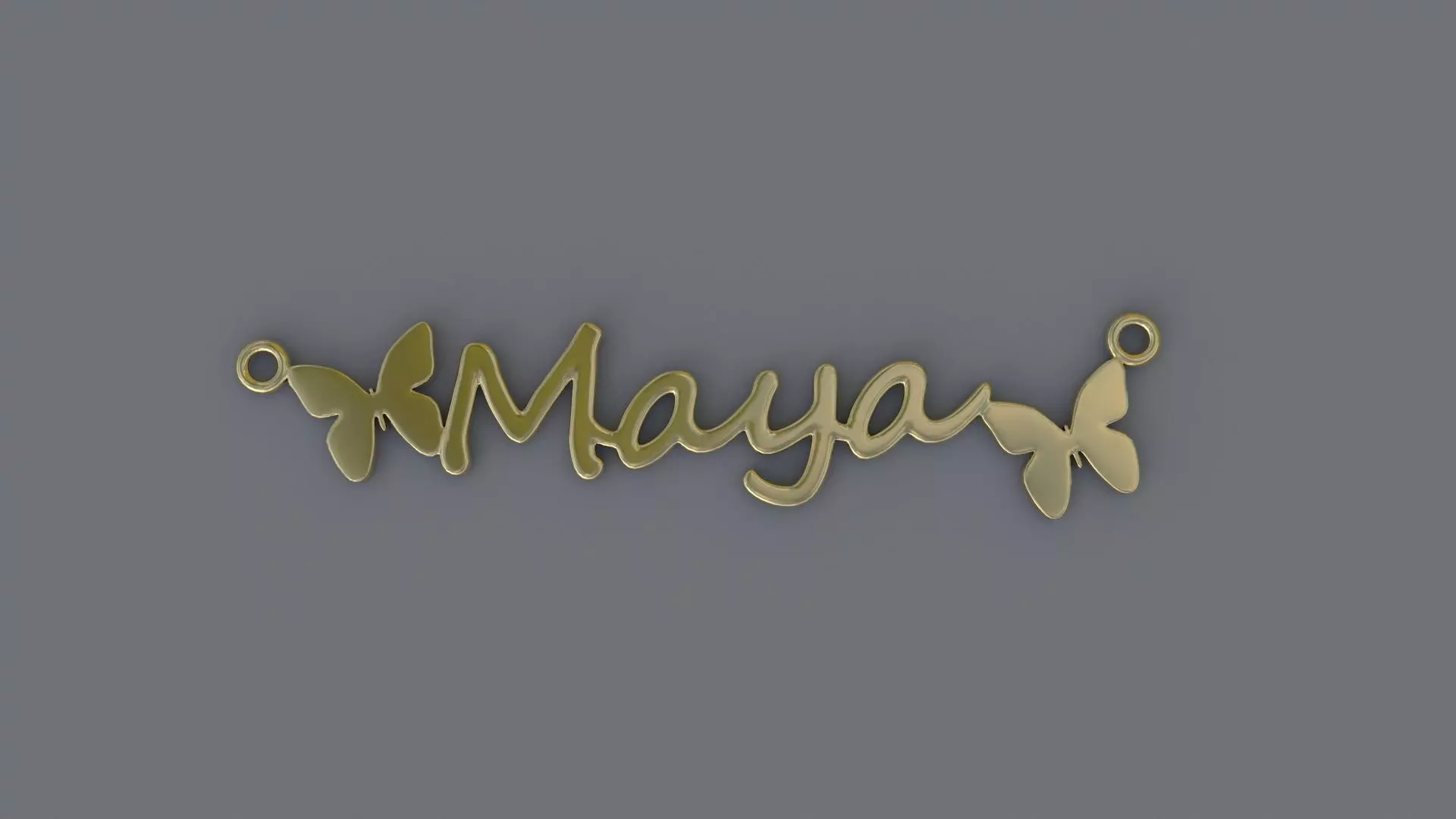 Jewelry Necklace Pendant Maya 3D Print 3D print model