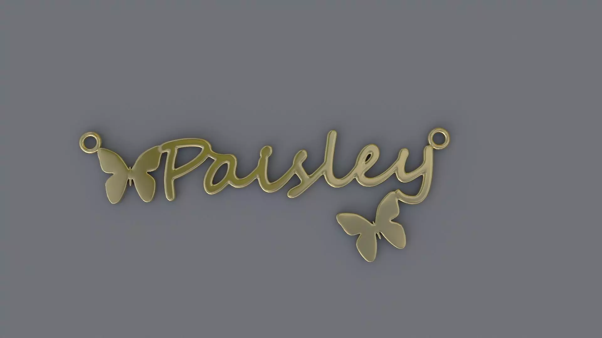 Jewelry Necklace Pendant Paisley 3D Print 3D print model