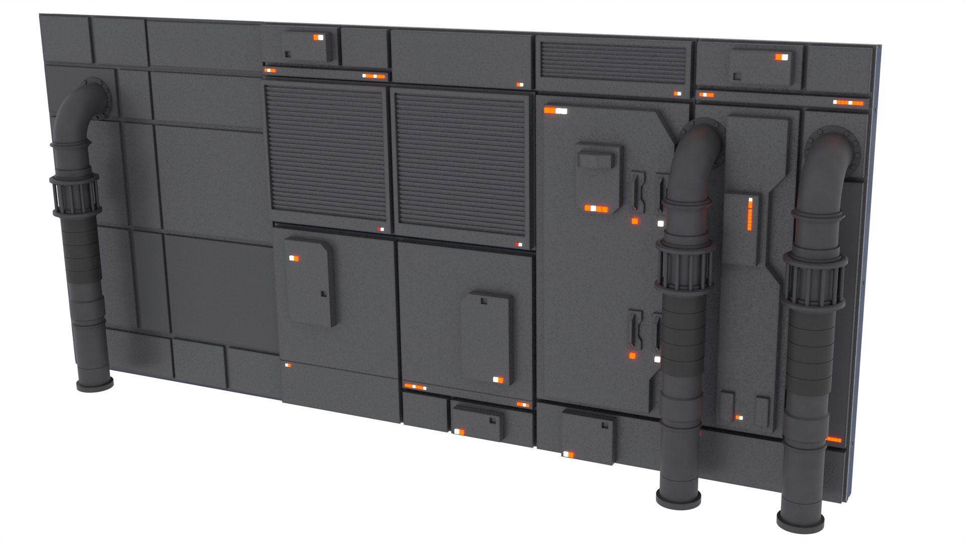 Set 1c - Death Star Control Engineering 1-6 scale Hottoys 3D print model_78