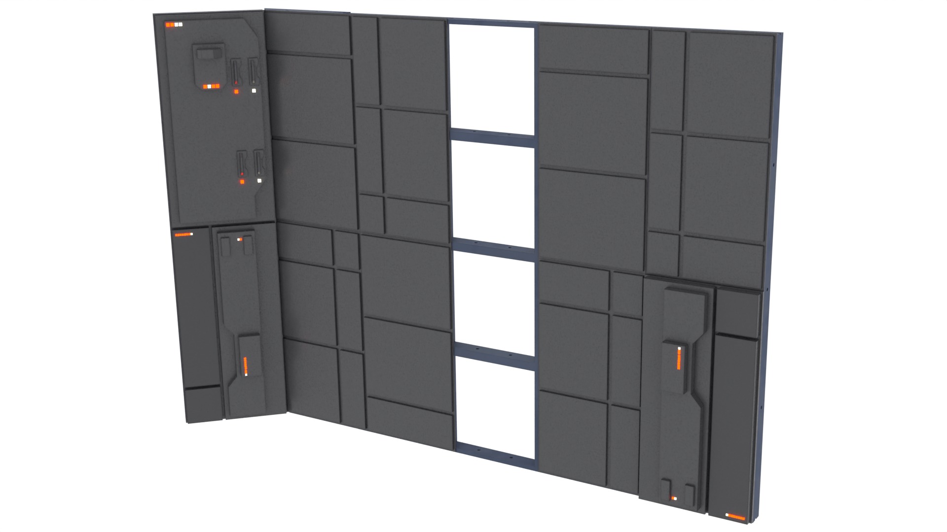 Set 1c - Death Star Control Engineering 1-6 scale Hottoys 3D print model_63