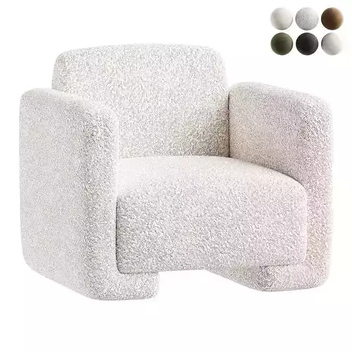 armchair white 7