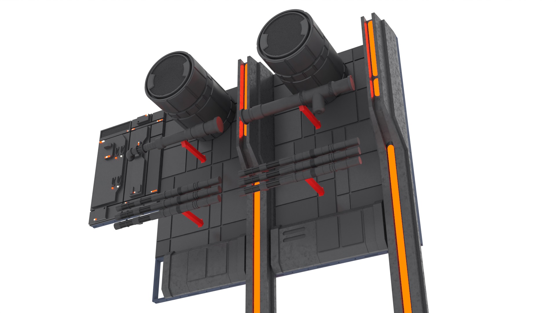 Set 1c - Death Star Control Engineering 1-12 scale Blackseries  3D print model_73