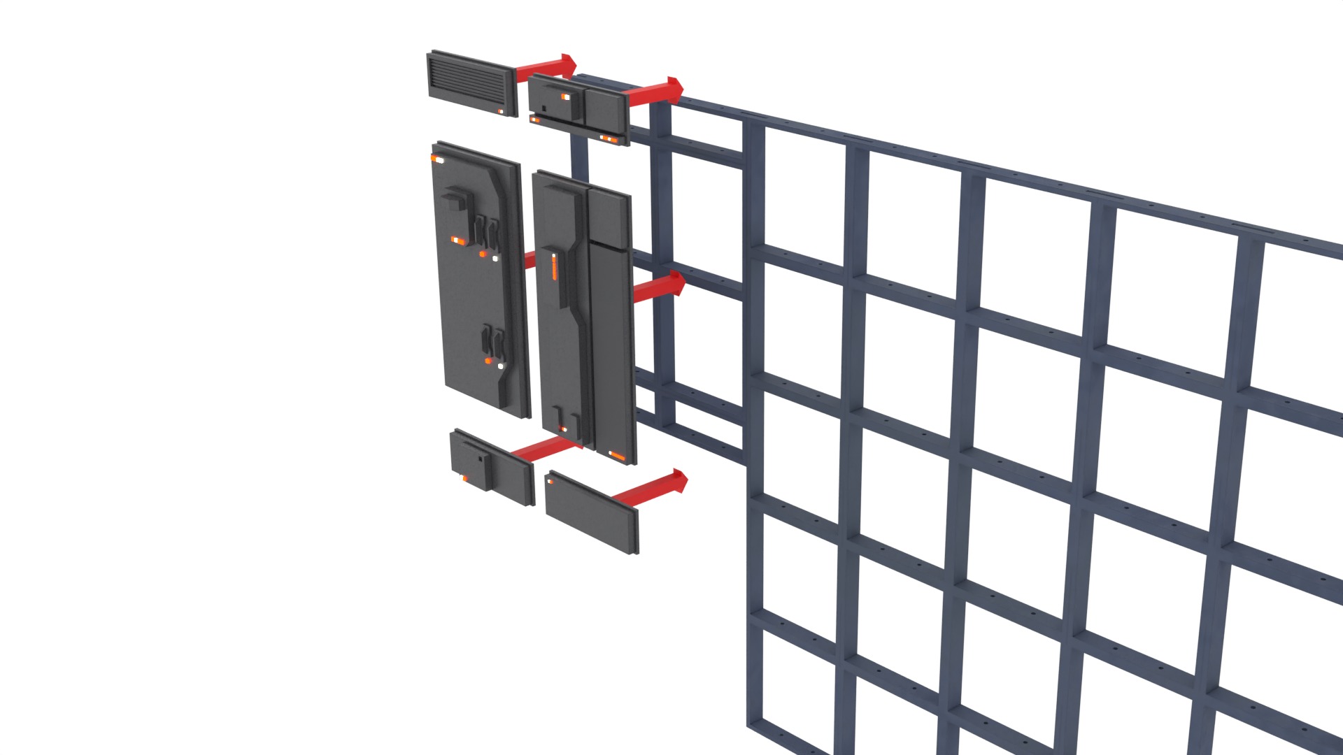 Set 1c - Death Star Control Engineering 1-12 scale Blackseries  3D print model_58
