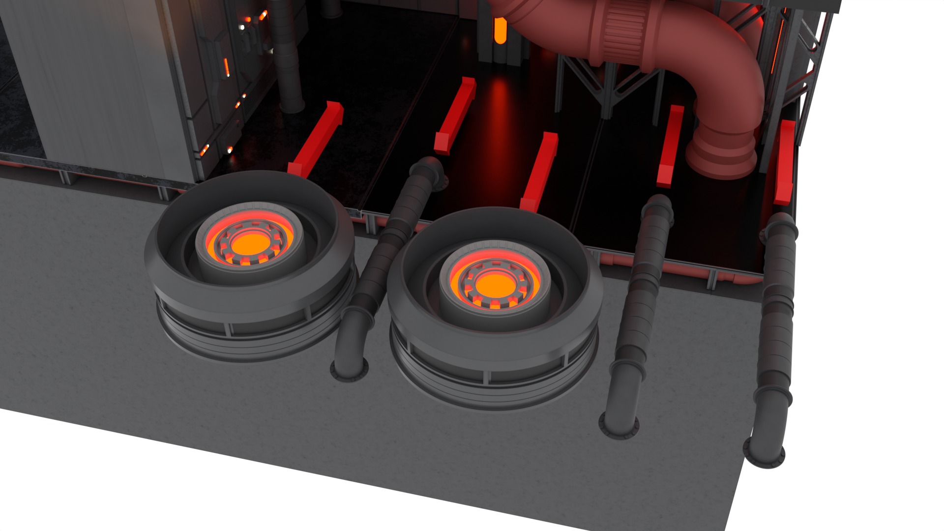 Set 1c - Death Star Control Engineering 1-6 scale Hottoys  3D Model Collection_78