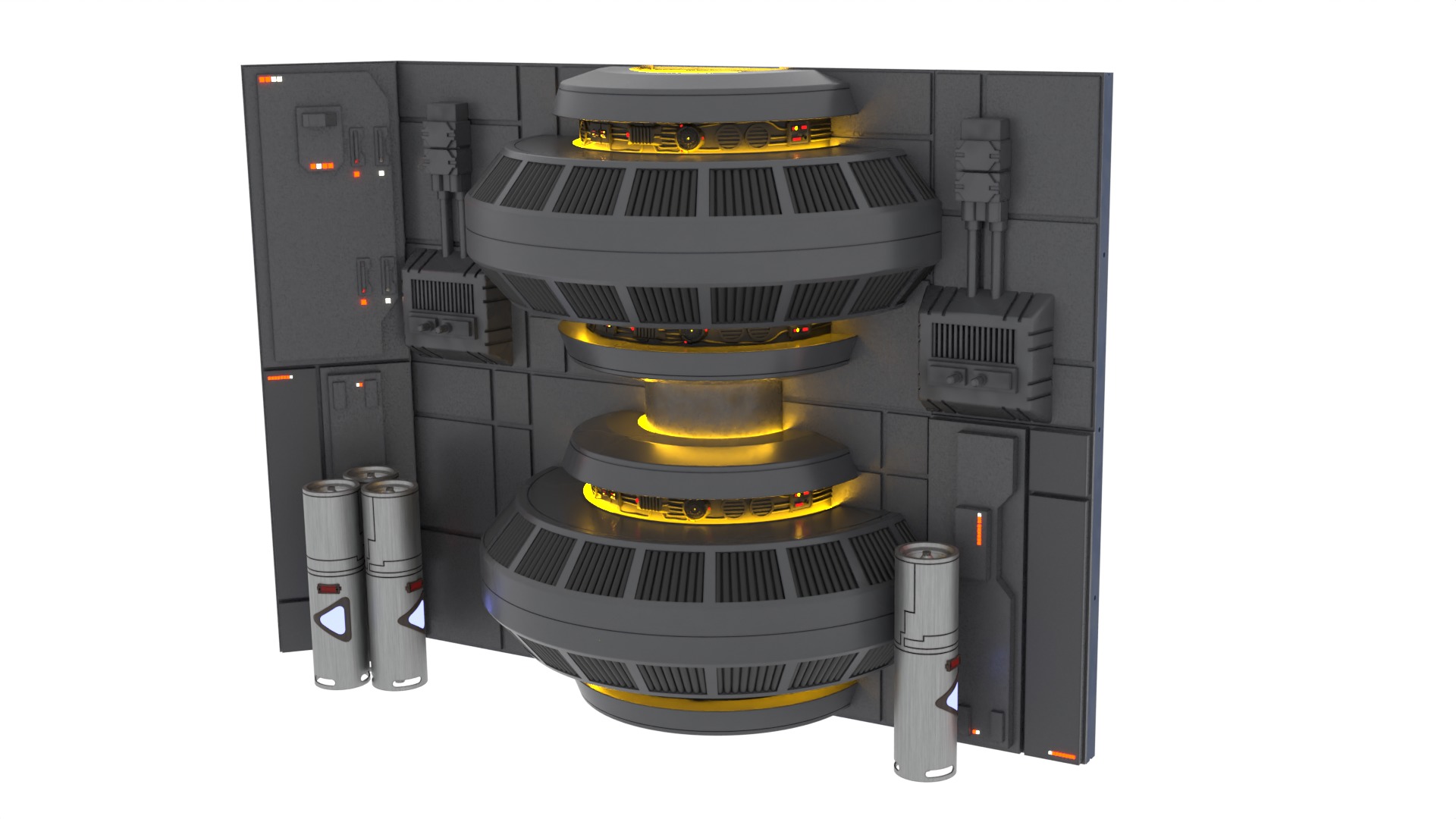 Set 1c - Death Star Control Engineering 1-6 scale Hottoys  3D Model Collection_20