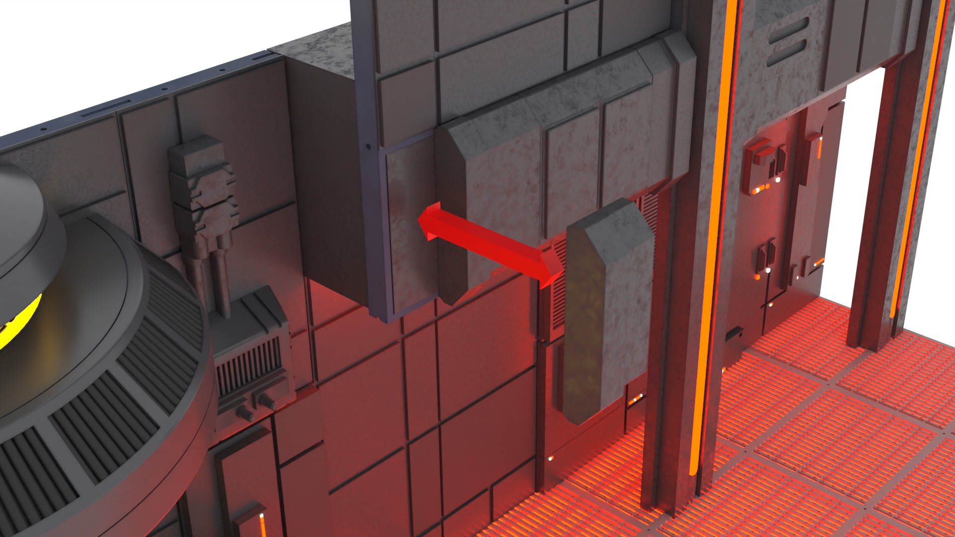 Set 1c - Death Star Control Engineering 1-6 scale Hottoys  3D Model Collection_86