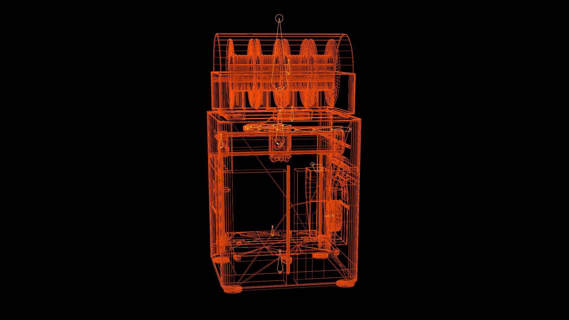 Bambu Lab P1S Low-poly 3D model_30