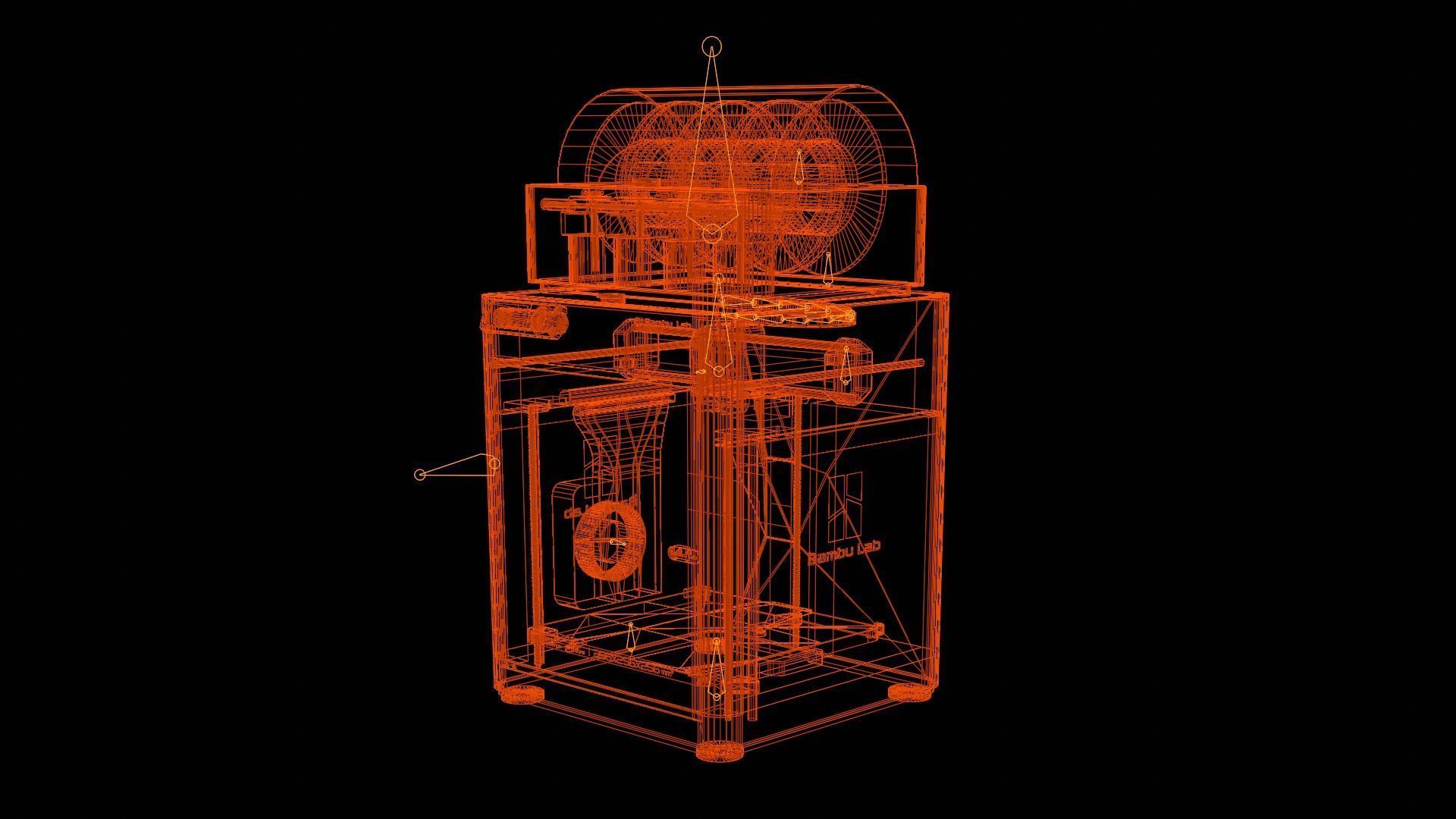 Bambu Lab P1S Low-poly 3D model_23