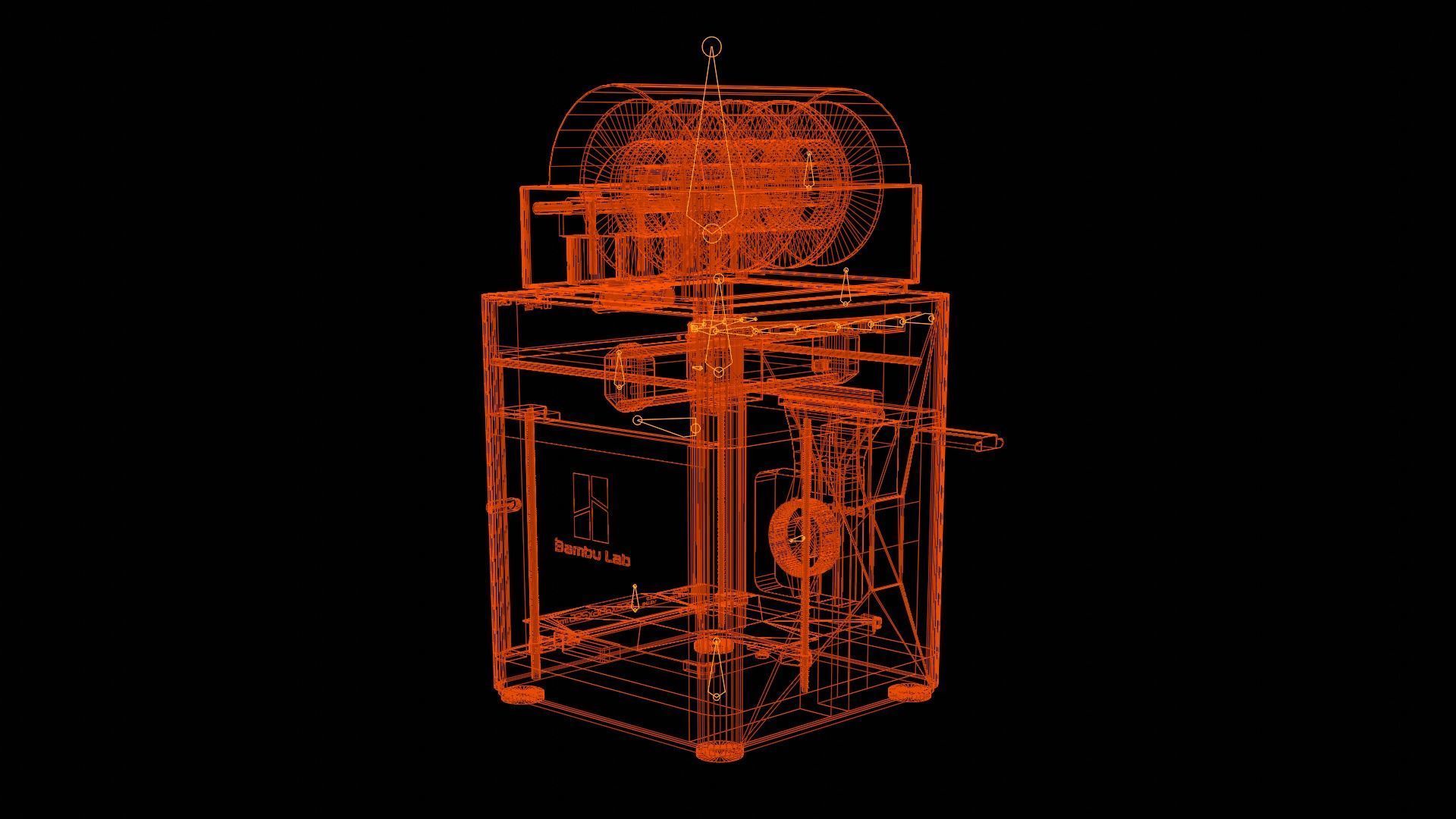 Bambu Lab P1S Low-poly 3D model_28