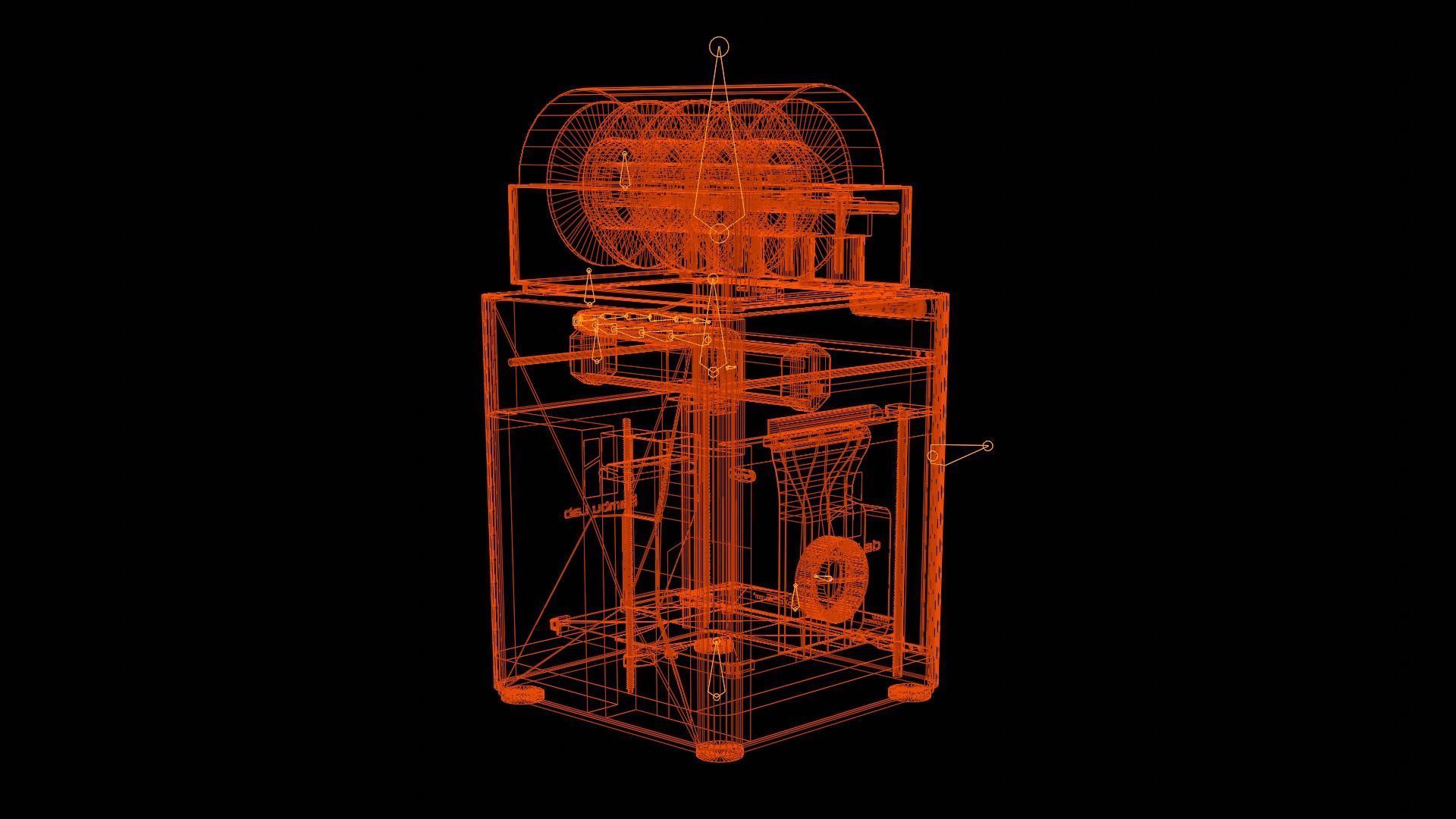 Bambu Lab P1S Low-poly 3D model_33