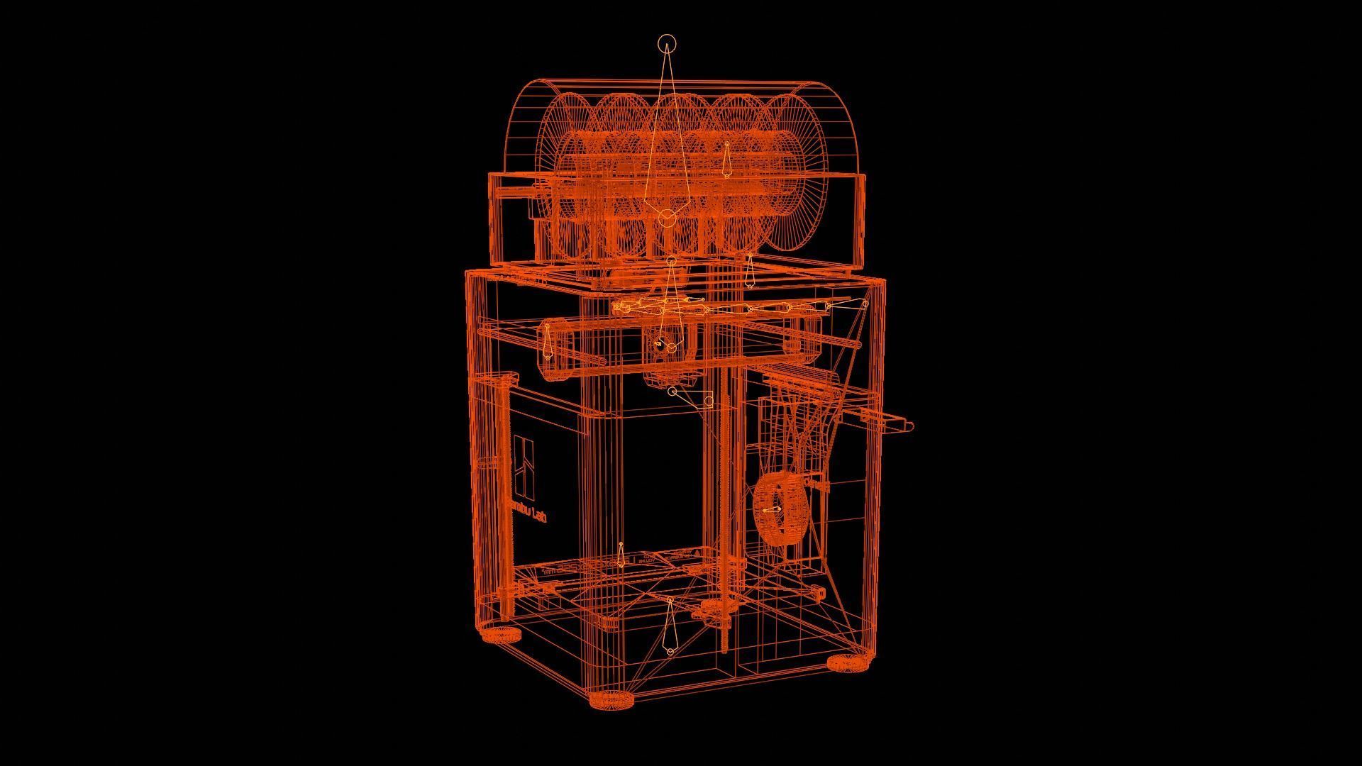 Bambu Lab P1S Low-poly 3D model_29