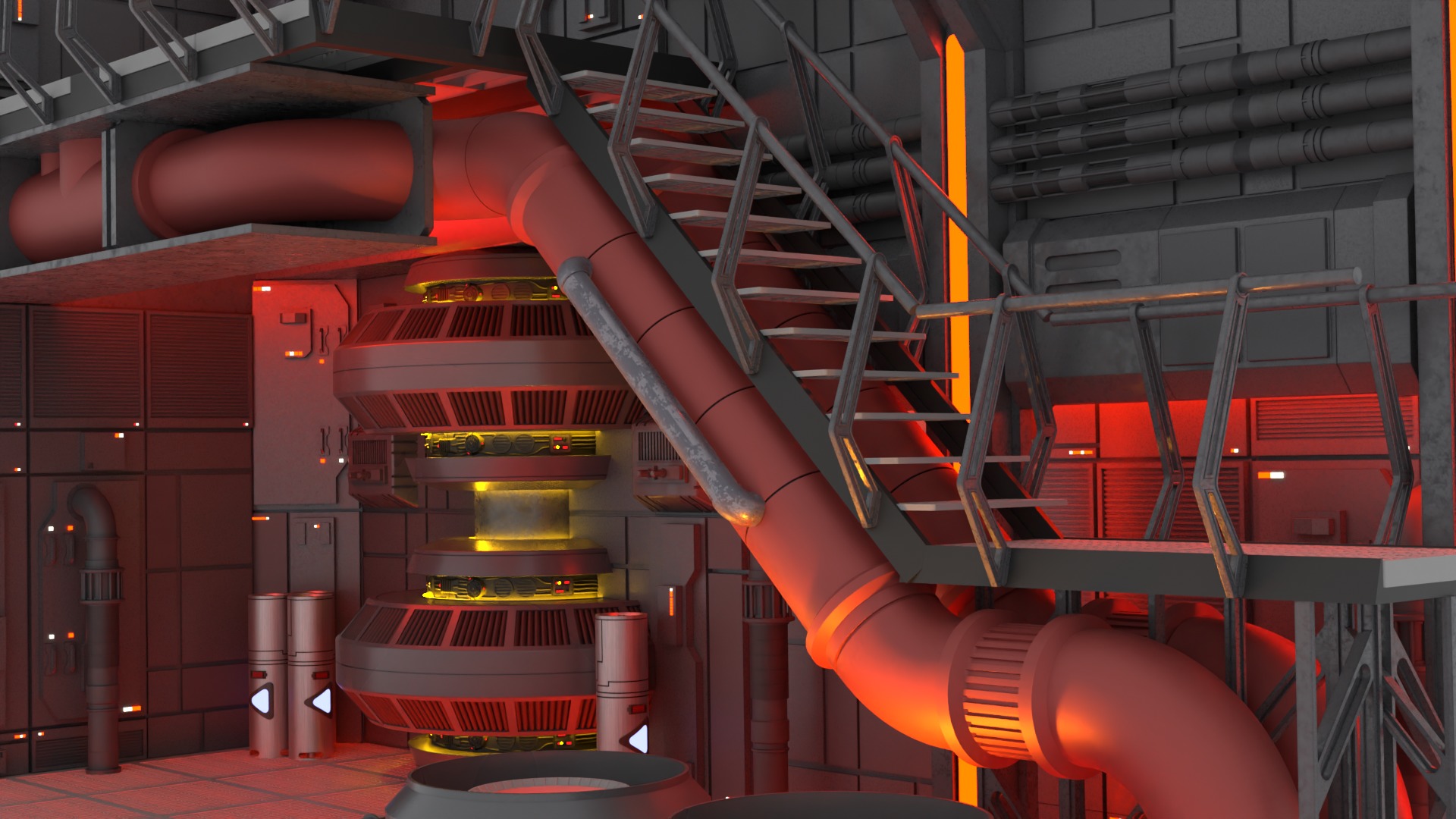 Set 1c - Death Star Control Engineering 1-12 scale Blackseries  3D Model Collection_4