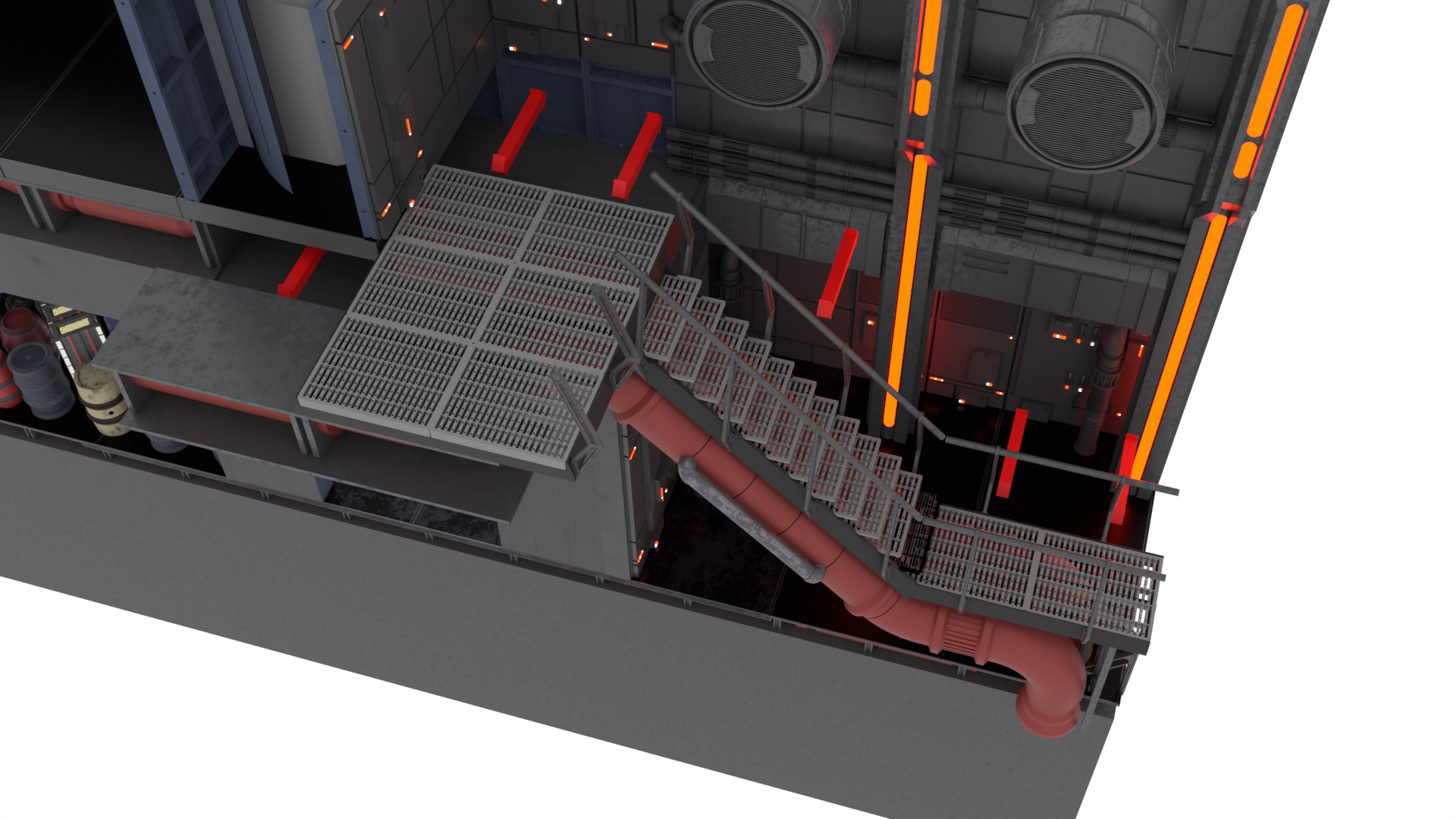 Set 1c - Death Star Control Engineering 1-12 scale Blackseries  3D Model Collection_66
